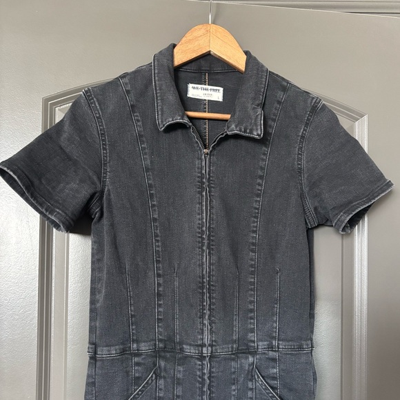 Free People Black Zip-Up Jumpsuit - Picture 6 of 6